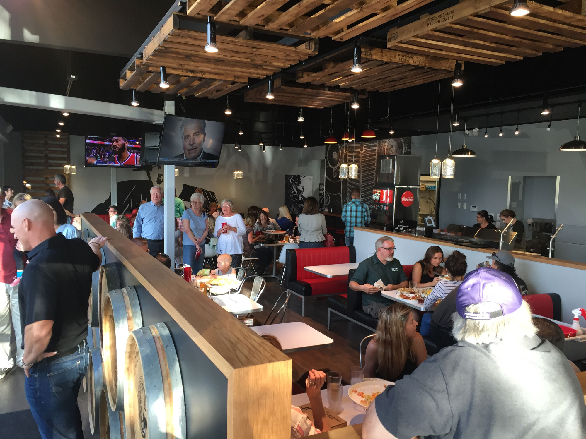 Arrow B Architecture Godfather’s Pizza Grand Opening